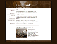 Tablet Screenshot of kramgasse.ch